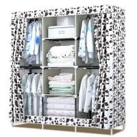 ราคา GCS ที่สุด ตู้เสื้อผ้า DIY3บล๊อค โครงเหล็กเคลือบกันสนิม ตู้ใส่เสื้อผ้าพับเก็บได้พร้อมผ้าคลุม ตู้เสื้อผ้าNonWoven มีชั้นวาง กันฝุ่น F 3 (427617721)