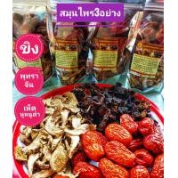 ราคา สมุนไพรชาต้ม3อย่าง ขิง เห็ดหูหนูดำ พุทราจีน 100 กรัม (20940266154)