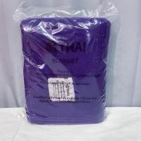 ราคา ผ้าห่มการบินไทย ผ้าห่มไมโครเนื้อฟู น้ำหนักเบา พกพาสะดวก สีม่วง (16503838077)