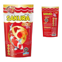 ราคา SAKURA Gold 50 กรัม อาหารปลาซากุระ โกลด์ (20764069833)