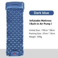 ราคา กลางแจ้ง Sleeping Pad ที่นอน Built In ปั๊ม Ultralight Air Cushion Travel พร้อม Headrest สำหรับเดินทางเดินป่า (21171210161)