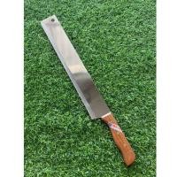 ราคา มีด KOM KOM มีดหัวตัด ใบมีดยาว 12 นิ้ว มีดตัดเค้ก มีดตัดบราวนี่ปลอกมะพร้าว ใบมีดทำจากสแตนเลสแท้ใบมีดมีความคมลับคมง่าย ใบมีดยาว 12 นิ้ว ยาวรวมด้าม 17 นิ้ว มีดหนา 1 มิล มีดหนัก 177 กรัม (20671301695)