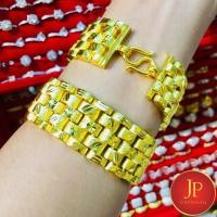ราคา สร้อยข้อมือทอง เลทข้อมือทองน้ำหนัก 5 บาท ทองชุบ ทองหุ้ม สวยเสมือนจริง JPgoldjewelry (16460432496)