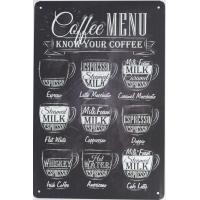 ราคา ป้ายสังกะสี ป้ายวินเทจ ขนาด 20x30 ซม (20347405018)