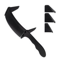 ราคา หวีรองตัดผมชาย หวีรองตัดผม หวีรองสำหรับช่างตัดผมโค้งเพื่อการตัดด้านหลังหรือสองด้านอย่างง่ายดายและรวดเร็ว (20963468368)