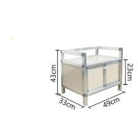 ราคา 2ชั้นตู้อลูมิเนียมอัลลอยด์ ตู้ ตู้ติดผนังห้องครัว ตู้ดาปูร์ อลูมิเนียมตู้ ตู้ครัวตู้กับข้าว ตู้ข้าว locker (13265153200)