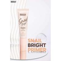 ราคา แบบหลอด 1 ชิ้น MILLE brightening aura collagen Snail Bright Primer คอลลาเจน ออร่า ไพรมเมอร์ ให้ผิวฉ่ำวาว 8 15 30g คอลลาเจนไพรเมอร์ Snail Bright Primer 30g (20894096167)