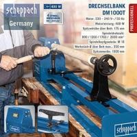 ราคา SCHEPPACH เครื่องกลึงไม้ ขนาด 40 นิ้ว DM1000T SCHEPPACH เครื่องกลึงไม้ ขนาด 40 นิ้ว DM1000T (19595819432)