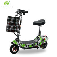 ราคา พร้อมส่งสินค้าจากไทย CV Electric bike รถไฟฟ้า สกูตเตอร์ไฟฟ้า 8 นิ้ว สกู๊ตเตอร์ไฟฟ้า 2 ล้อ Electric Scooter (20759776445)