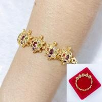 ราคา สร้อยข้อมือพลอยเต่ามงคล ยาว17cm สร้อยข้อมือพลอยนพเก้า สร้อยข้อมือทองชุบ N27 สร้อยข้อมือทับทิม (7787441561)
