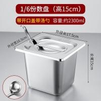 ราคา ภาชนะบรรจุสแตนเลสพร้อมฝาปิดสำหรับร้านชานมกล่องใส่ผลไม้กล่องใส่ไข่มุกกล่องใส่แยมผงน้ำแข็งวัสดุเล็กๆตักผลไม้ (20034534121)