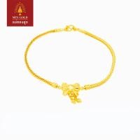 ราคา แม่ทองสุก สร้อยข้อมือเบนซ์โบว์กลาง 1 สลึง (16438815813)