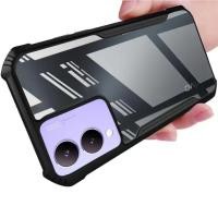 ราคา Case Vivo Y17S 2023 รุ่นใหม่ เคสหลังใส เคสกันกระแทก เคส VIVO y17s เคสขอบนิ่มหลังแข็ง PC TPU (20625629596)