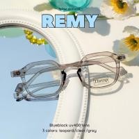 ราคา Thetnp glasses Remy blueblock uv400 แว่นกรองแสงทรงวินเทจ ทรงเหลี่ยม น้ำหนักเบา (18885524554)