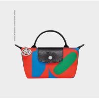 ราคา LONGCHAMP X ROBERT INDIANA Series กระเป๋าสะพายไหล่สะพายพาดลำตัวขนาดเล็กกระเป๋าคลัทช์ของผู้หญิง (21132833487)
