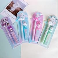 ราคา น่ารัก 3 ชิ้น เซ็ตชุดดินสอกด Sanrio Kuromi เครื่องเขียนนักเรียนการ์ตูนมูลค่าสูง 0 5 ม พร้อมยางลบ (20938254304)