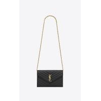 ราคา YSL กระเป๋า SAINT LAURENT bag CASSANDRE MATELASSÉ CHAIN WALLET IN LAMBSKIN Cross Body bags Shoulder bags (21146886111)