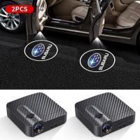 ราคา ไฟ Led ประตูไฟเครื่องฉายแสงโลโก้รถสำหรับ Subaru Forester ไฟส่องพื้น Impreza XV BRZ Outback STI GT WRX อุปกรณ์เสริม (19305977069)