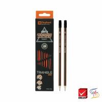 ราคา Elephant ตราช้าง ดินสอ ดินสอดำ สามเหลี่ยม 2B พรีเมี่ยม P02 จำนวน 12 แท่ง (21124829797)