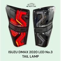 ราคา ไฟท้าย Isuzu D max Led ปี 2020 2021 2022 2023 2024 ลายเลข3 สีสโมค (20942854155)