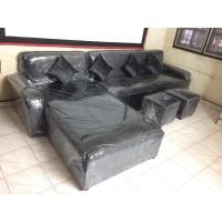 ราคา โซฟาทรงLหนังช้างผ้าฮอนแลนจัดส่งฟรี (21229422937)