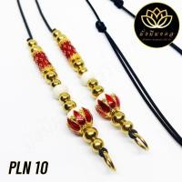 ราคา PP9 ฟรี แหนบพระ สร้อยพระมั่งมีมงคล สร้อยพระเชือกร่ม ห่วงคู่ ห้อยเลส ห้อยตะกรุดห่วงคู่ ห้อยกรอบพระ 3 ห่วง (16427474720)