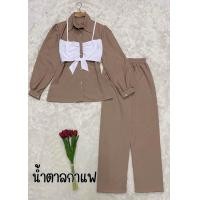 ราคา รุ่นโซเบีย ชุดเซ็ทเสื้อกางเกงขายาว อิสลาม แฟชั่นมุสลิมใส่คาเฟ่น่ารักๆ (20572772845)