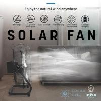 ราคา SOLAR FAN พัดลมพลังงานแสงอาทิตย์ 14 นิ้ว ขนาดใบพัด 12 นิ้ว พร้อมที่ชาร์จ USB 3 ใบพัดไม่มี ADAPTOR (21362983732)