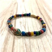 ราคา สร้อยข้อมือลูกปัดโบราณ สร้อยข้อมือลูกปัดทราวดี ลูกปัดสวยงาม (16294996601)
