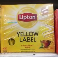 ราคา ลิปตัน เครื่องดื่มชาปรุงสำเร็จชนิดซอง ชาดำผง ฉลากสีเหลือง 25 50 100ซอง Lipton Yellow Label Tea (15809294879)