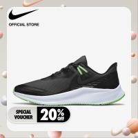 ราคา Nike Mens Quest 3 Shield Weatherized Road Running Shoes Black (16606655682)