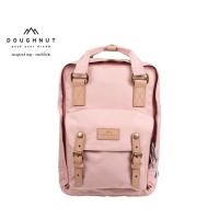 ราคา DOUGHNUT BAG MACAROON CLASSIC REBORN SERIES PINK กระเป๋าโดนัทน้ำหนักเบา หนังแท้รีไซเคิล กันน้ำได้ รหัสสินค้า 05554 (6664300716)