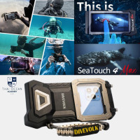 ราคา ผ่อน 0 DIVEVOLK SeaTouch 4 MAX Underwater เคสโทรศัพท์กันน้ำหน้าจอสัมผัส Android iPhone ทุกรุ่น กันน้ำ 60 เมตร (17625579882)