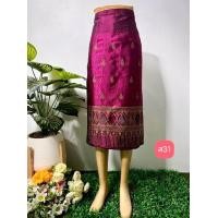 ราคา ผ้าถุงป้ายตะขอไหมสังเคราะห์ ไหมลาวแบบสั้น ผ้าซิ่นไหมลาวแบบสั้น ผ้าถุง (20812377397)