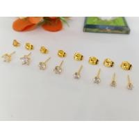 ราคา ต่างหูเศษทองฝังเพชร (18178612054)