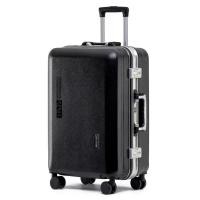 ราคา JetGear กระเป๋าเดินทางธุรกิจการเดินทางอลูมิเนียมเฟรมกระเป๋าเดินทางนำกระเป๋าเดินทางพอร์ต USB พอร์ต 20 inch กระเป๋า 24 นิ้วกระเป๋าเดินทาง (21167583625)