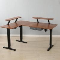 ราคา Mxtark 1 6M L Shape Electric Standing Desk Single Motor Desk Height Adjustable Stand Desk Multi functional new standing desk with drawers Left and right all purpose three legged table (21241159806)