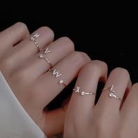 ราคา แหวนแกะสลักตัวอักษร A Z ประดับเพชรเทียม สําหรับผู้หญิง (21061784790)