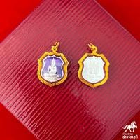 ราคา จี้พระหลวงพ่อโสธรจิ๋ว พระแท้ ทรงอาร์ม ลงยา 5 สี กรอบทองแท้ 90 กันน้ำ การันตีทองแท้ มีใบรับประกันสินค้า MF210 (20038416305)