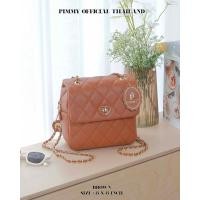 ราคา กระเป๋าสะพายแบรนด์แท้Pimmy หนังCKนุ่มๆ พร้อมถุงแบรนด์ No PF 1038 (16192981997)