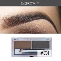 ราคา Eyebrow Powder Nice Shop Double Shape Color แท้100 Nice shop เขียนคิ้วฝุ่น 2 ช่อง พร้อมแปรงแต่งหน้า Eyebrow Powder 2 Color Shades (20848809202)