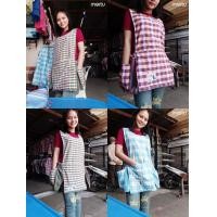ราคา ผ้ากันเปื้อน เสื้อคุม ซักเครื่องได้ G 1 31 สีไม่ตกไม่หด สีสดเนื้อผ้านิ่ม ผ้าขาวม้า ผ้าฝ้าย ลายขาวม้า ผ้าลายสวยๆ ใส่สบาย ใส่ได้ถึง 100 โล (20208042372)
