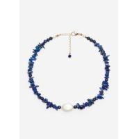 ราคา สร้อยคอโชคเกอร์ลาพิสและมุก (19235590833)