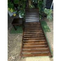 ราคา Sukthongแพร่ เตียงชายหาดไม้สักไม้สักเกรดA ยาวพิเศษ200ซม ไม่รวมโต๊ะ เตียงสปา เตียงพักผ่อน เตียงปรับระดับได้ สีโอ๊คเคลือบเงา SUKP 594 (20924997808)