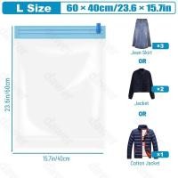 ราคา ถุงสูญญากาศอุปกรณ์จัดเก็บเสื้อผ้า ม้วนมือ ถุงสูญญากาศ สําหรับใส่เสื้อผ้า กระเป๋าเดินทาง (18508773857)