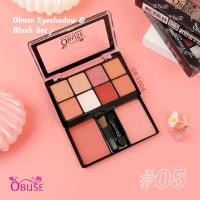 ราคา OB 1004 โอบิวซ์ อายแชโดว์ บลัชออน ทาตา ปัดแก้ม เซตทาตา 2 ชั้น Obuse Eyeshadow Blush set (16903443680)