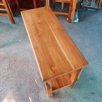 ราคา ชั้นวางทีวีจอแบนใส ขนาด40x100สูง60ซม ทำจากไม้สักแท้ไม่มีไม้อื่นปน โต๊ะวางของ ชั้นวางรองเท้า ม้านั่งยาว (6356944119)