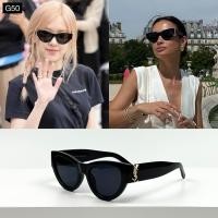 ราคา G50 แว่นกันแดดโรเซ่ ทรงcateye เลนส์ UV400 แว่นดำ (20971175255)