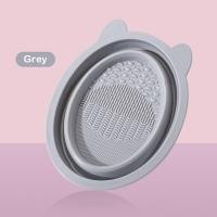 ราคา พร้อมส่งใน Brush Cleansing Bowl ที่ล้างแปรงแต่งหน้า แผ่นล้างแปรงแต่งหน้า พับได้ น้ำยาล้างแปรง อ่างซิลิโคนล้างแปรง (20698723097)