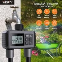 ราคา Yieryi Watering Timer Automatic Irrigation Timer Faucet Timer Water Valve Control Garden Automatic Watering System Sprinkler Timer for GardenYard Lawn Irrigation Plants (21243762879)